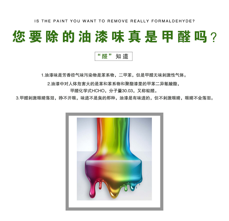 新綠快光催化強力油漆除味劑
